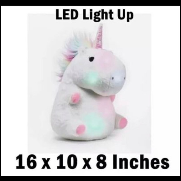 LED light up Color changing Rainbow UNICORN - Picture 1 of 7